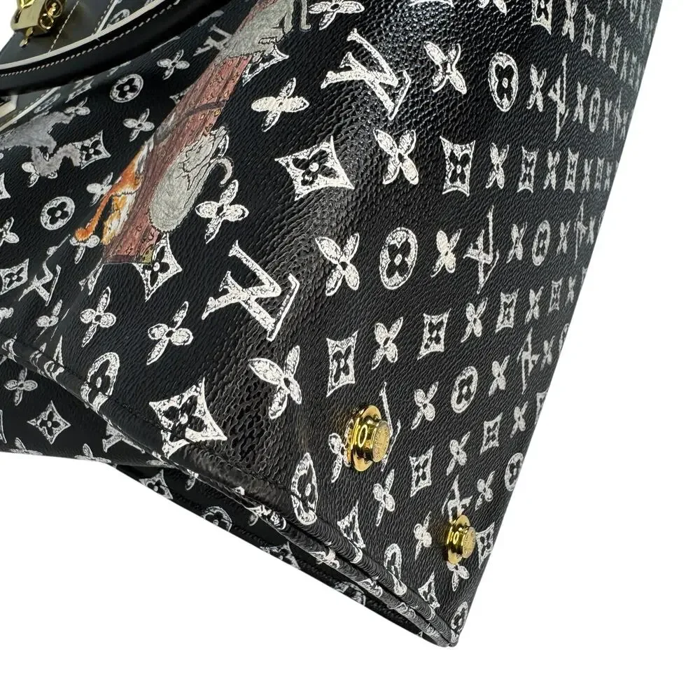 Louis Vuitton Catogram Steamer Bag Cabas XXL cat tote Grace Coddington Monogram
